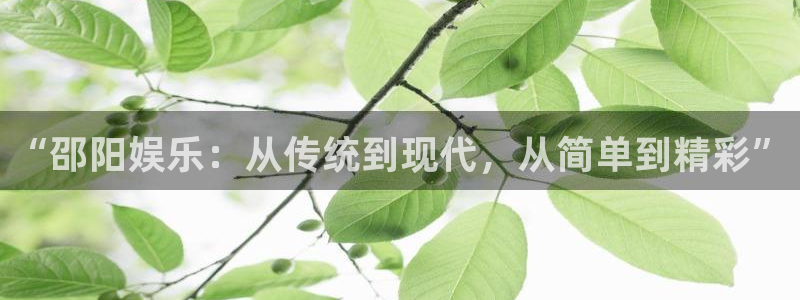 万向娱乐app：“邵阳娱乐：从传统到现代，从简单到精彩”